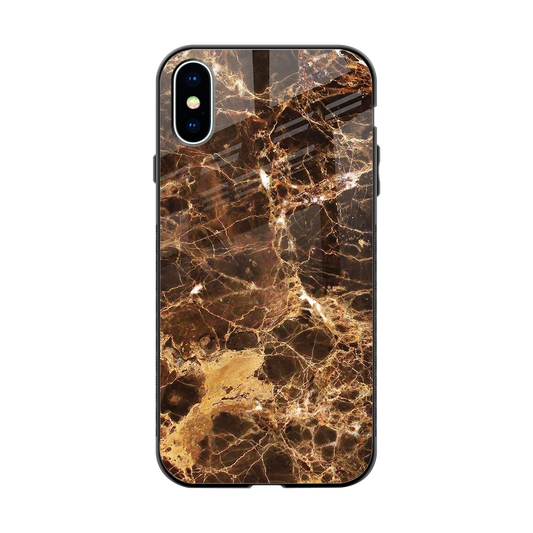 Golden Roots back phone cover | glass case for iphone x