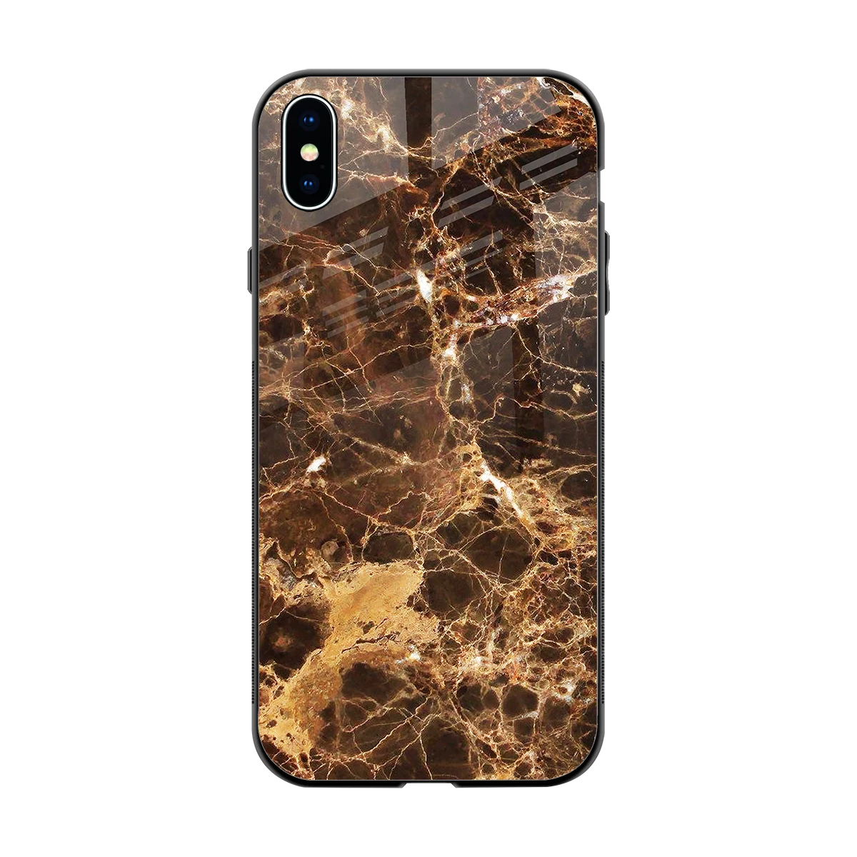 Golden Roots back phone cover | glass case for iphone xs max