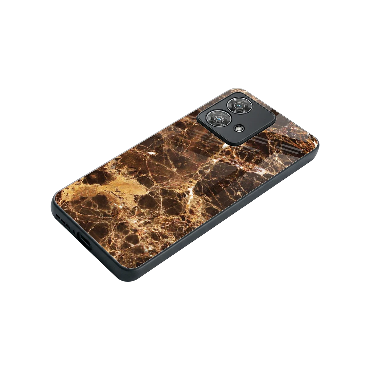 Golden Roots stylish phone case for motorola edge 40 neo 5g | glossy glass and slim fit