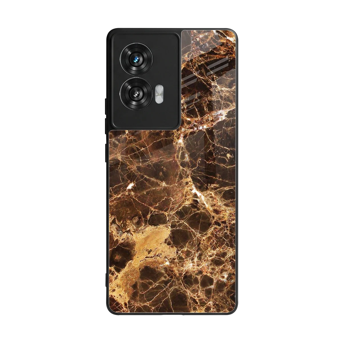 Golden Roots back phone cover | glass case for motorola edge 50 fusion