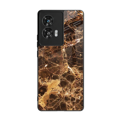 Golden Roots back phone cover | glass case for motorola edge 50 fusion