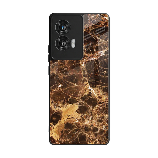 Golden Roots back phone cover | glass case for motorola edge 50 fusion