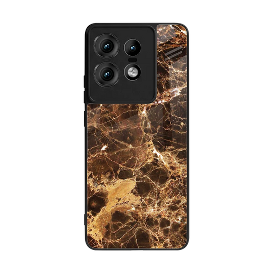 Golden Roots back phone cover | glass case for motorola edge 50 pro