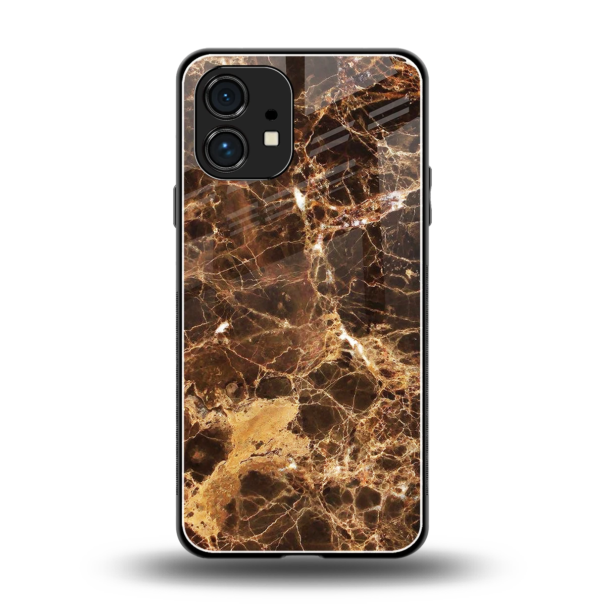 Golden Roots back phone cover | glass case for nothing phone 1