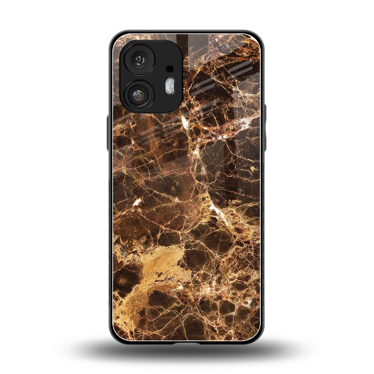 Golden Roots back phone cover | glass case for nothing phone 2