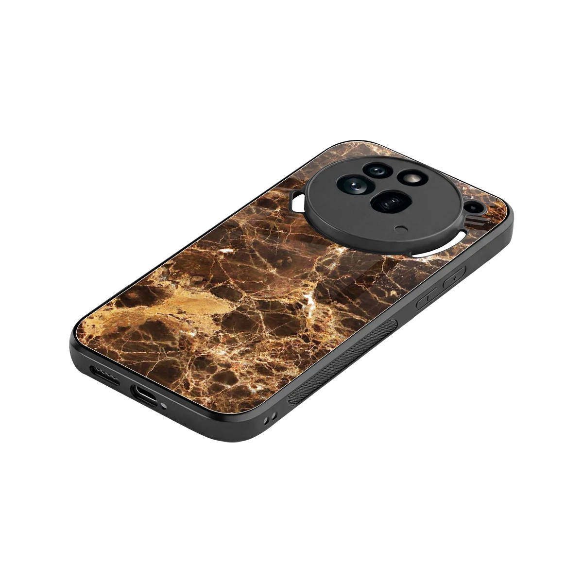 Golden Roots stylish phone case for nothing phone 3a pro | glossy glass and slim fit