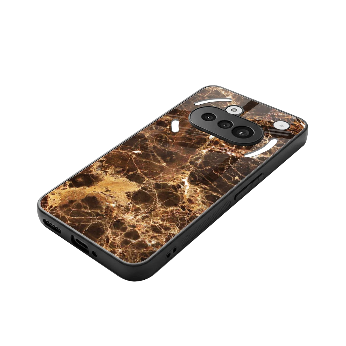 Golden Roots stylish phone case for nothing phone 3a | glossy glass and slim fit