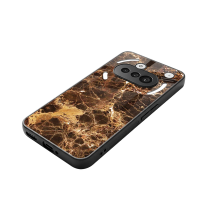 Golden Roots stylish phone case for nothing phone 3a | glossy glass and slim fit