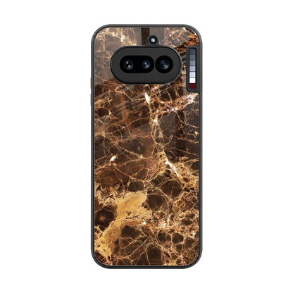 Golden Roots back phone cover | glass case for nothing phone 4a