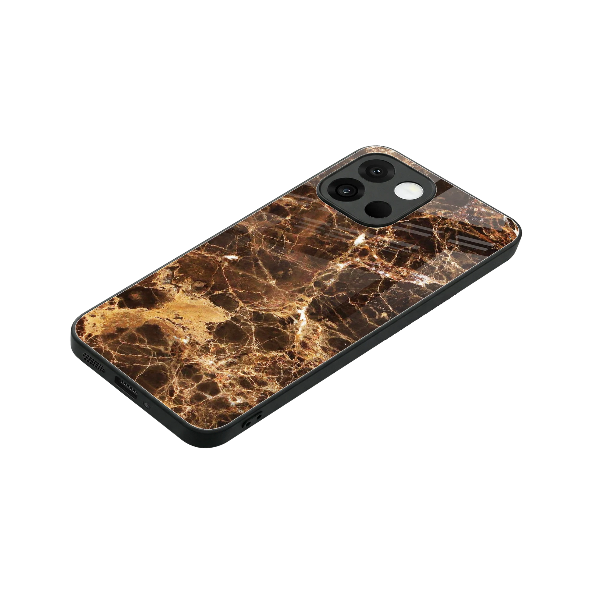 Golden Roots stylish phone case for oneplus 13s | glossy glass and slim fit