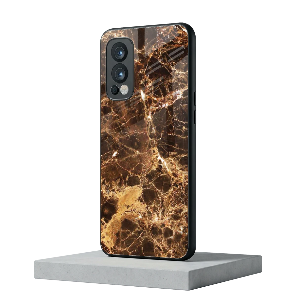 Golden Roots oneplus nord 2 mobile cover | shockproof glass phone case