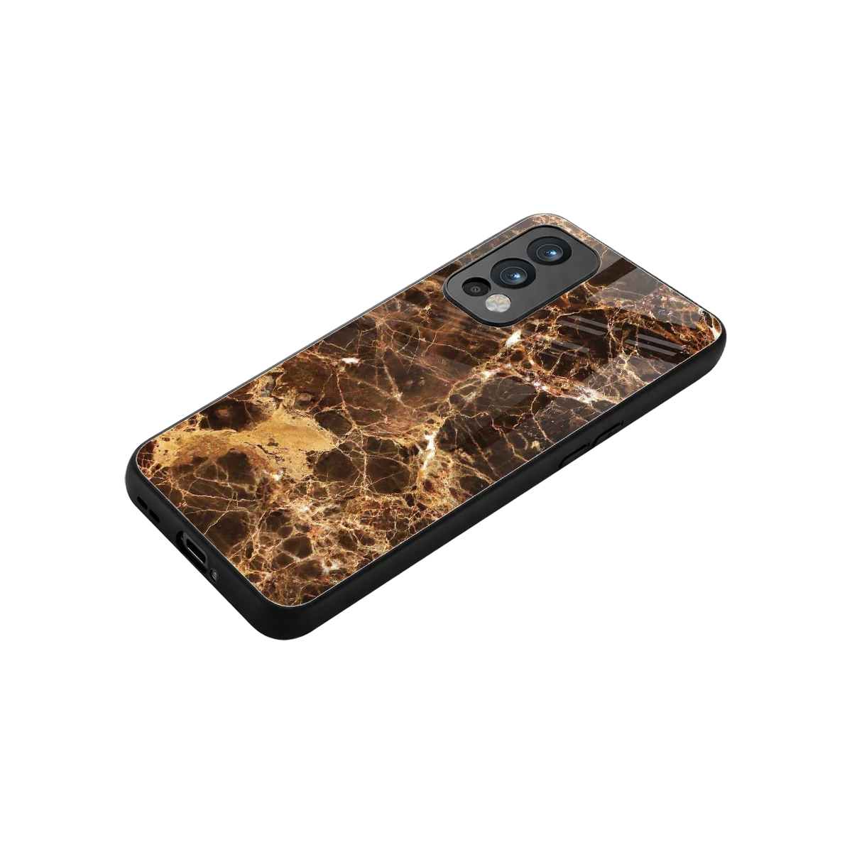 Golden Roots stylish phone case for oneplus nord 2 | glossy glass and slim fit