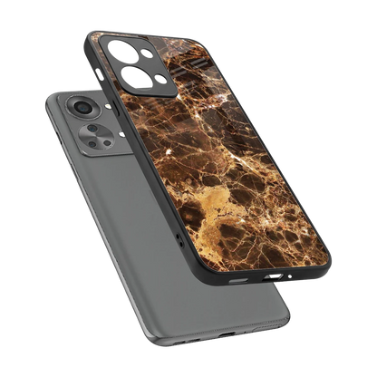 Golden Roots sleek oneplus nord 2t cover with tempered glass back and TPU edges