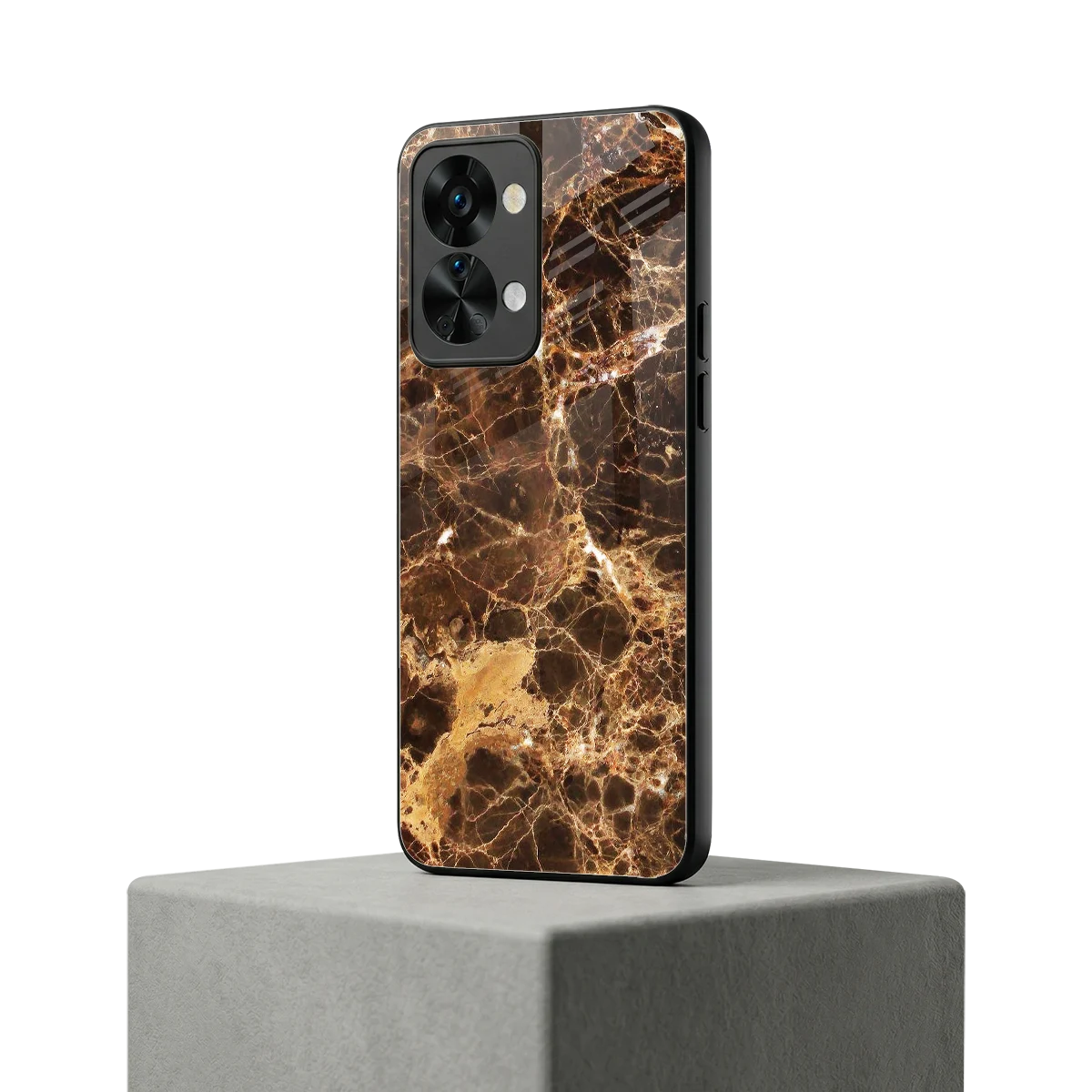 Golden Roots oneplus nord 2t mobile cover | shockproof glass phone case