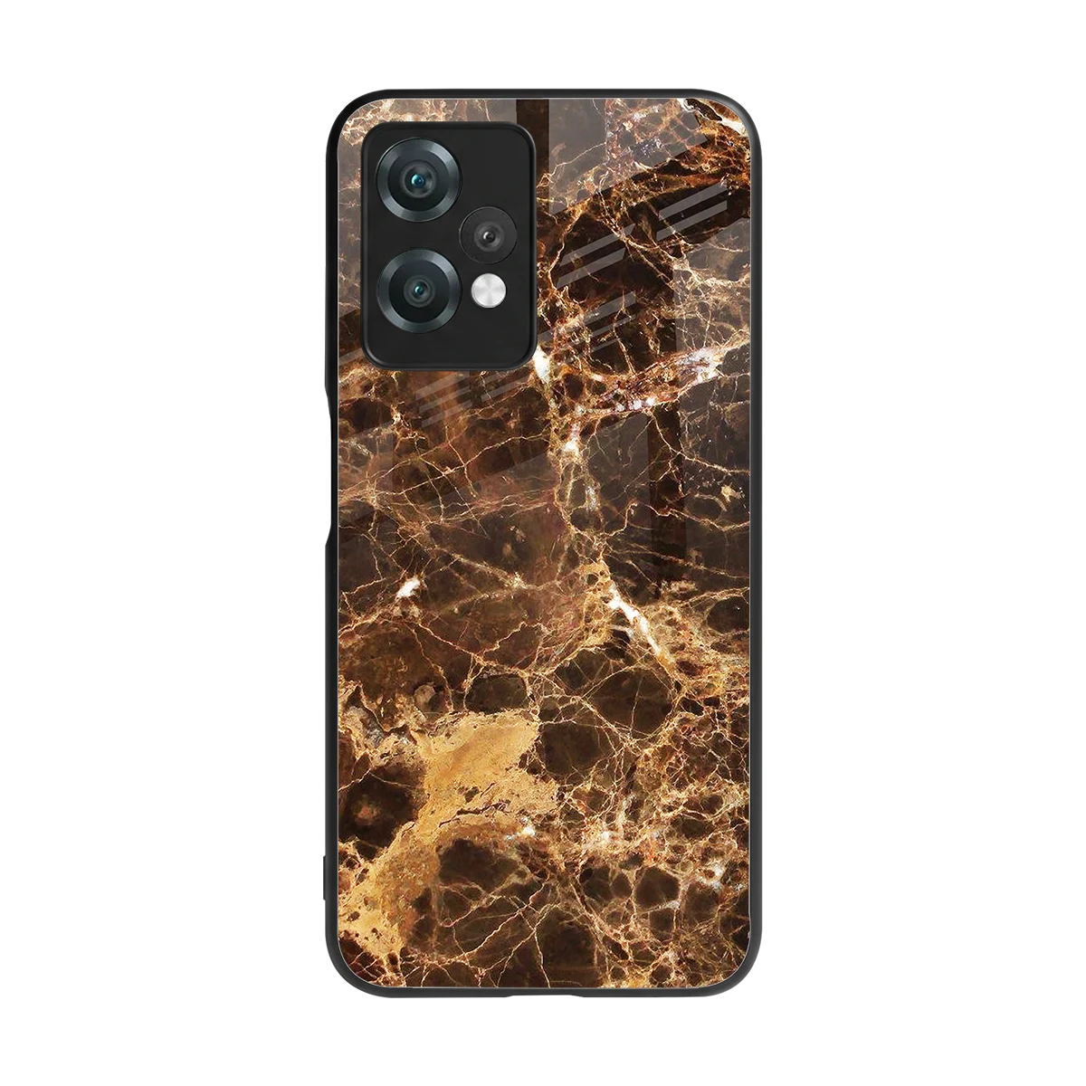 Golden Roots back phone cover | glass case for oneplus nord ce 2 lite