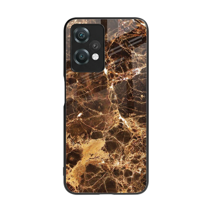 Golden Roots back phone cover | glass case for oneplus nord ce 2 lite