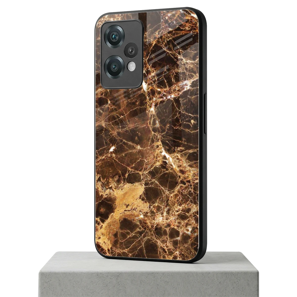 Golden Roots oneplus nord ce 2 lite mobile cover | shockproof glass phone case