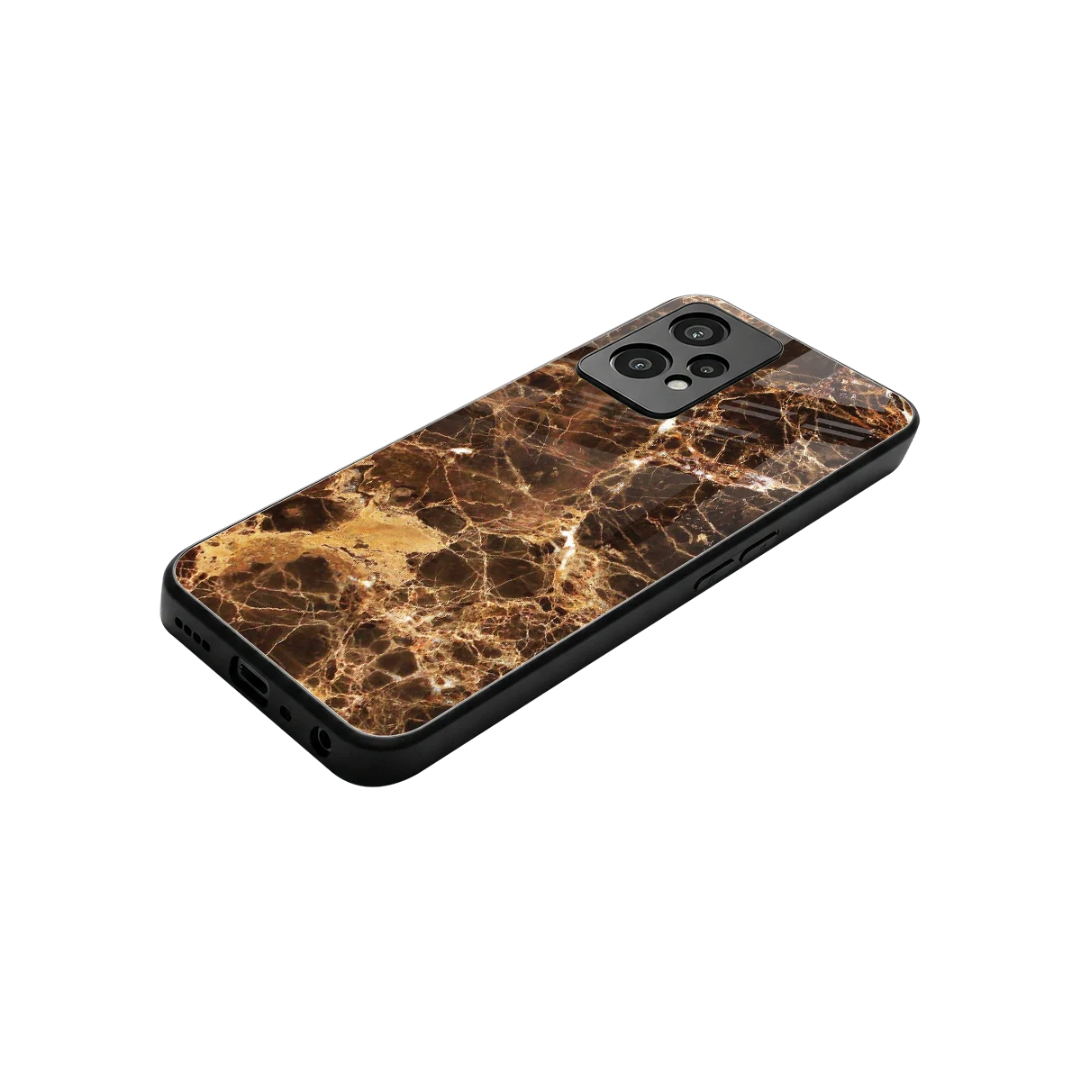 Golden Roots stylish phone case for oneplus nord ce 2 lite | glossy glass and slim fit