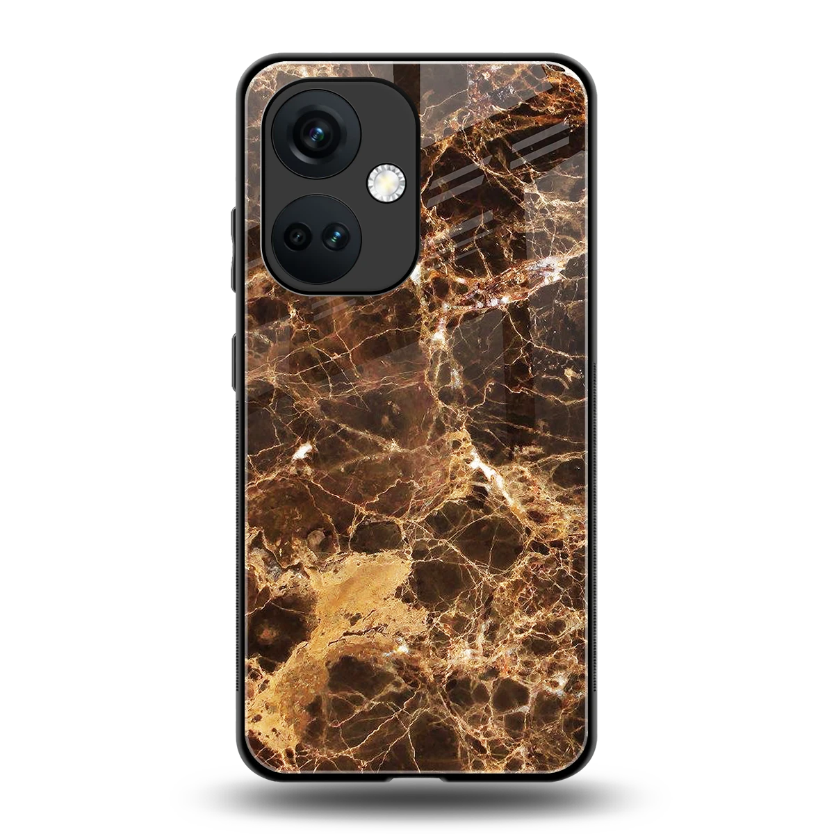 Golden Roots back phone cover | glass case for oneplus nord ce 3