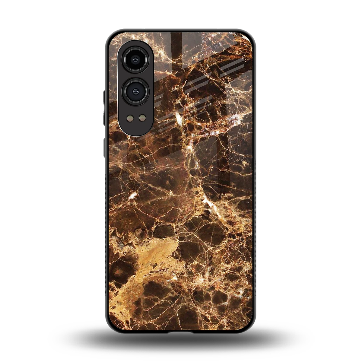 Golden Roots back phone cover | glass case for oneplus nord ce 4 lite
