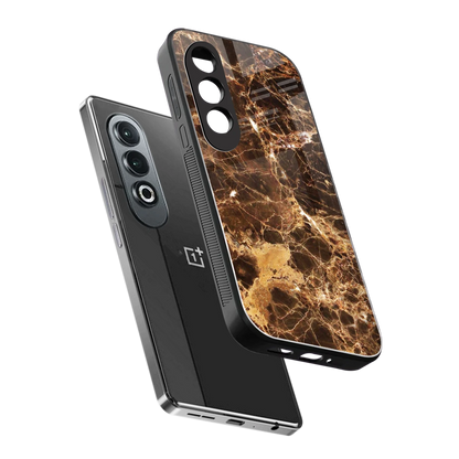 Golden Roots sleek oneplus nord ce 4 cover with tempered glass back and TPU edges