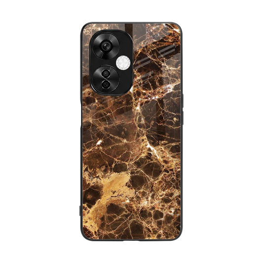 Golden Roots back phone cover | glass case for oneplus nord ce 3 lite