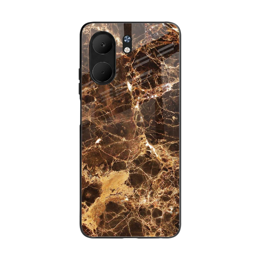 Golden Roots back phone cover | glass case for oppo a5x 5g