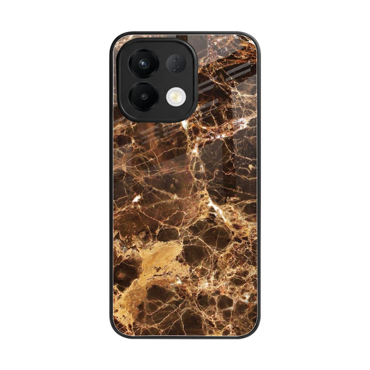 Golden Roots back phone cover | glass case for oppo k13 5g