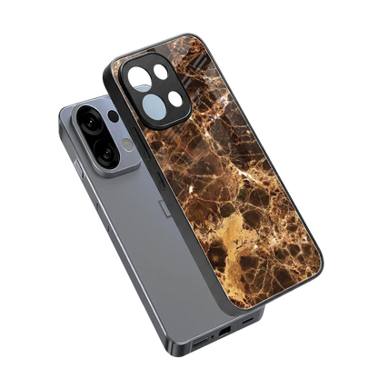 Golden Roots sleek oppo k13 5g cover with tempered glass back and TPU edges