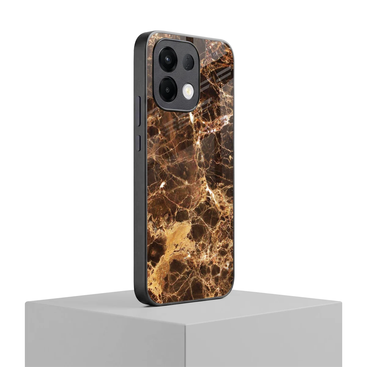 Golden Roots oppo k13 5g mobile cover | shockproof glass phone case