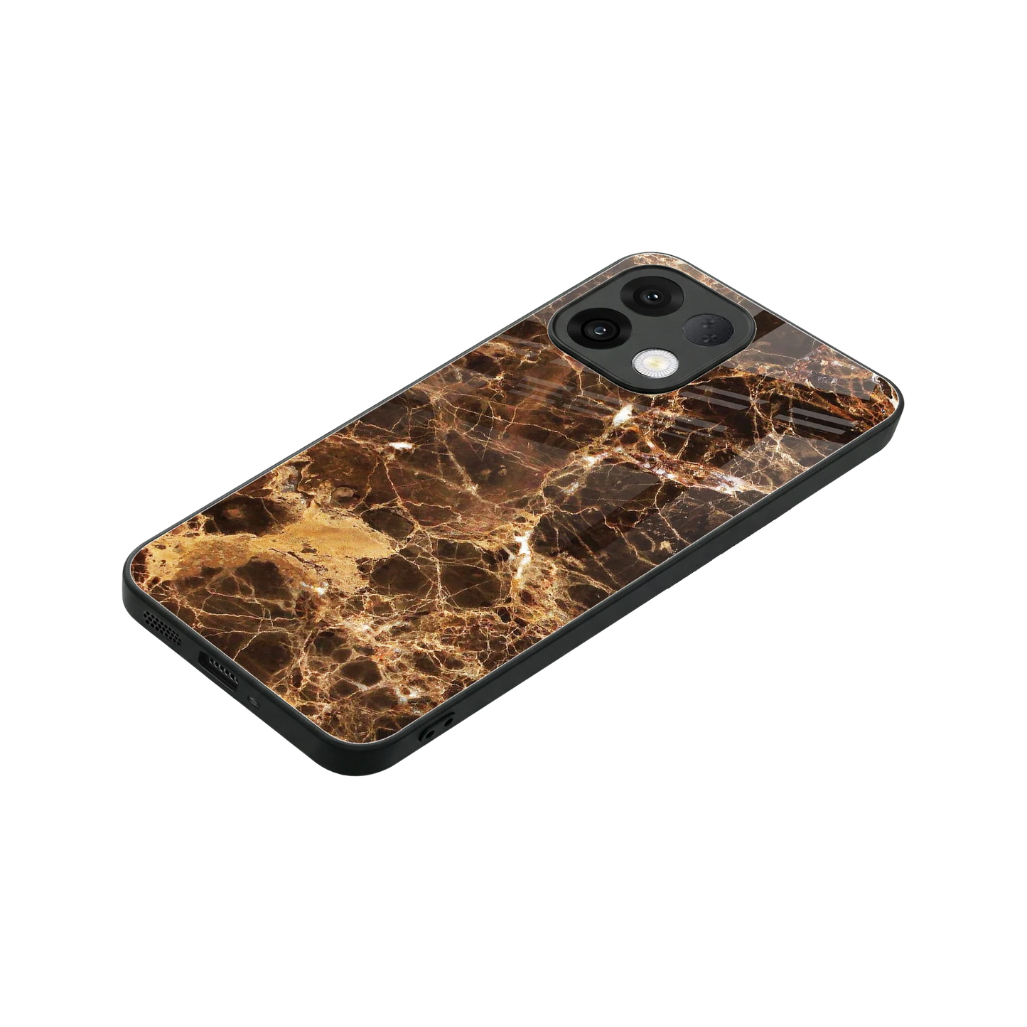 Golden Roots stylish phone case for oppo k13 5g | glossy glass and slim fit