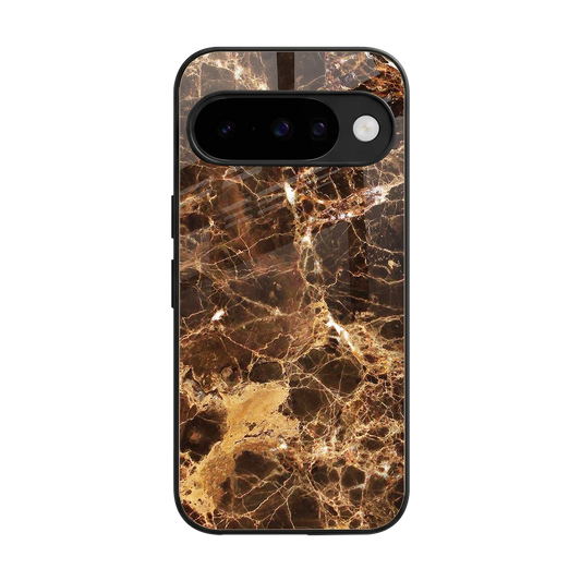 Golden Roots back phone cover | glass case for google pixel 10