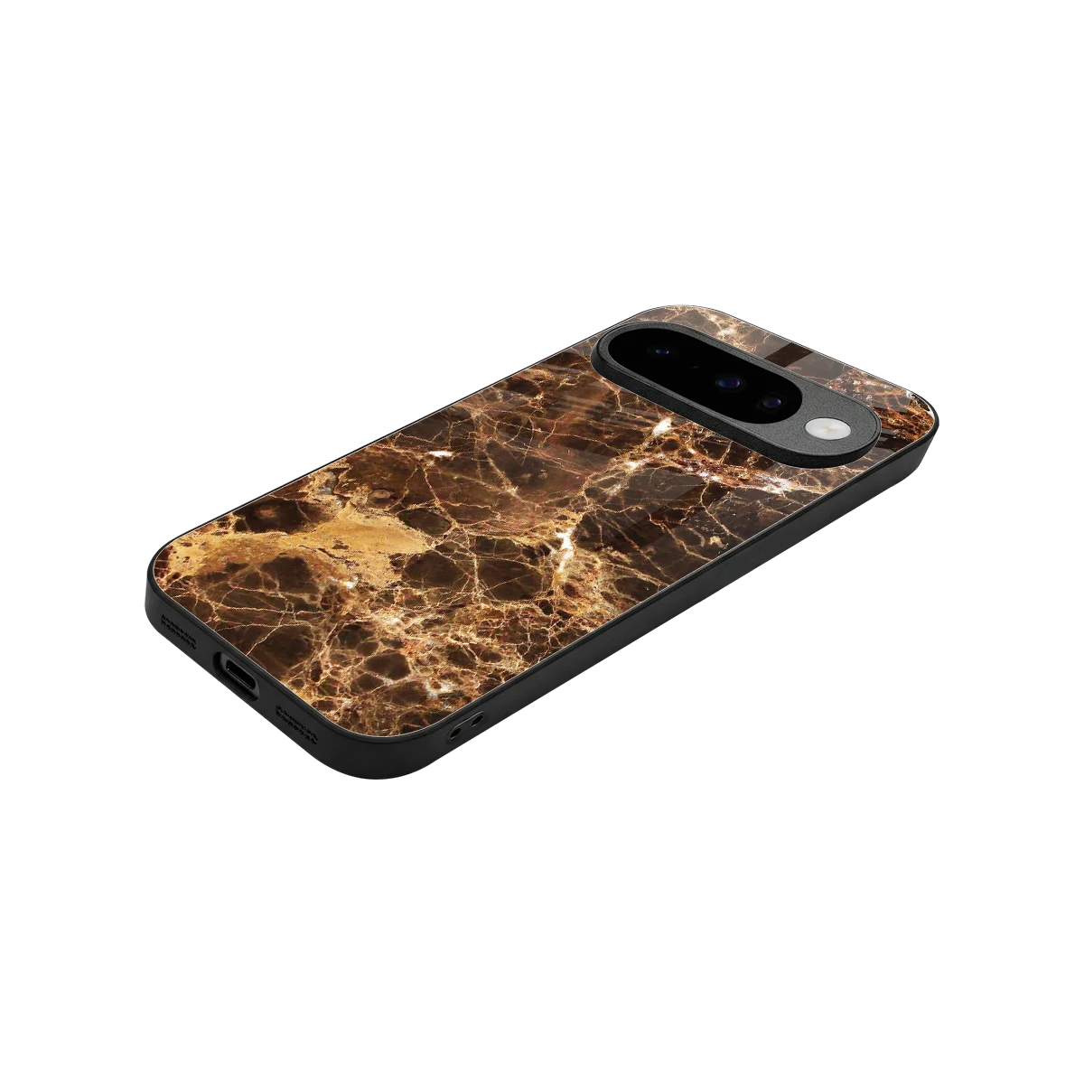 Golden Roots stylish phone case for google pixel 10 | glossy glass and slim fit