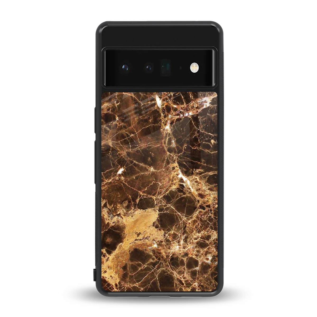 Golden Roots back phone cover | glass case for google pixel 6 pro