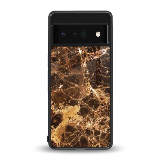 Golden Roots back phone cover | glass case for google pixel 6 pro