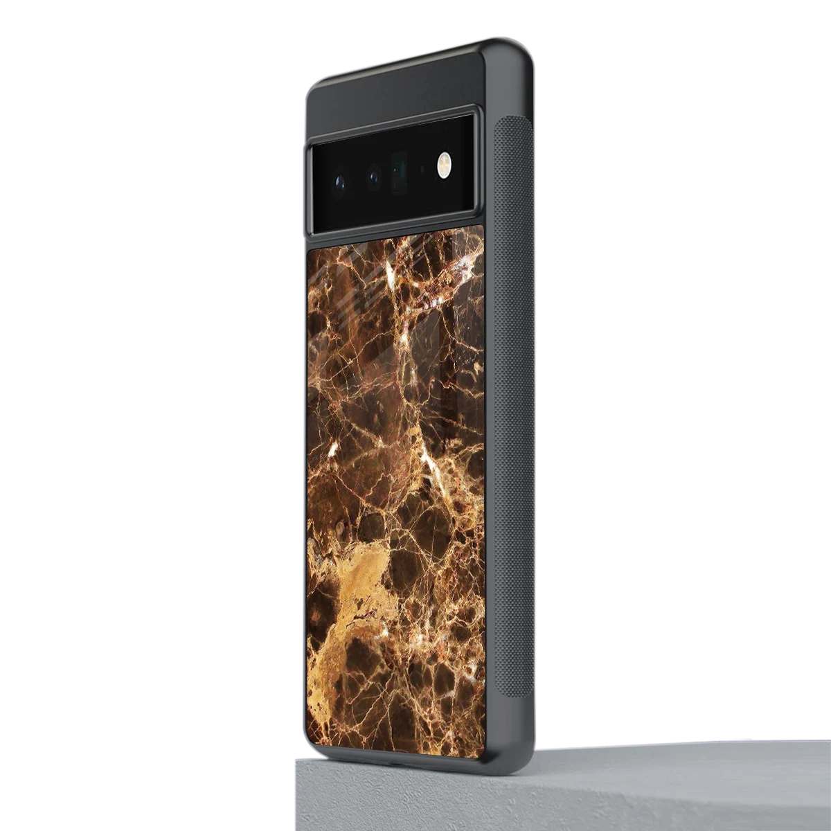 Golden Roots stylish phone case for google pixel 6 pro | glossy glass and slim fit