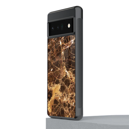 Golden Roots stylish phone case for google pixel 6 pro | glossy glass and slim fit