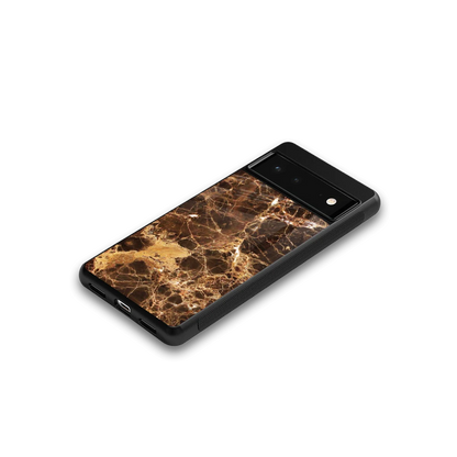 Golden Roots google pixel 6 mobile cover | shockproof glass phone case