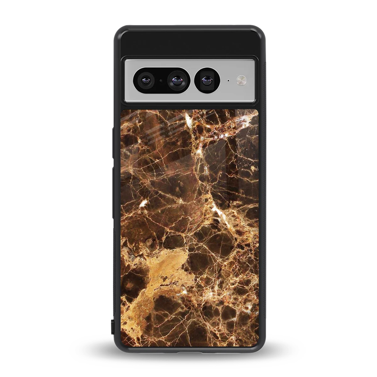 Golden Roots back phone cover | glass case for google pixel 7 pro