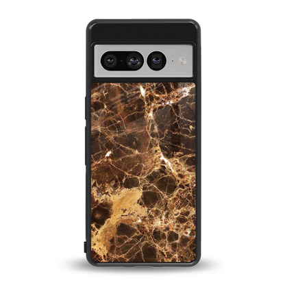Golden Roots back phone cover | glass case for google pixel 7 pro