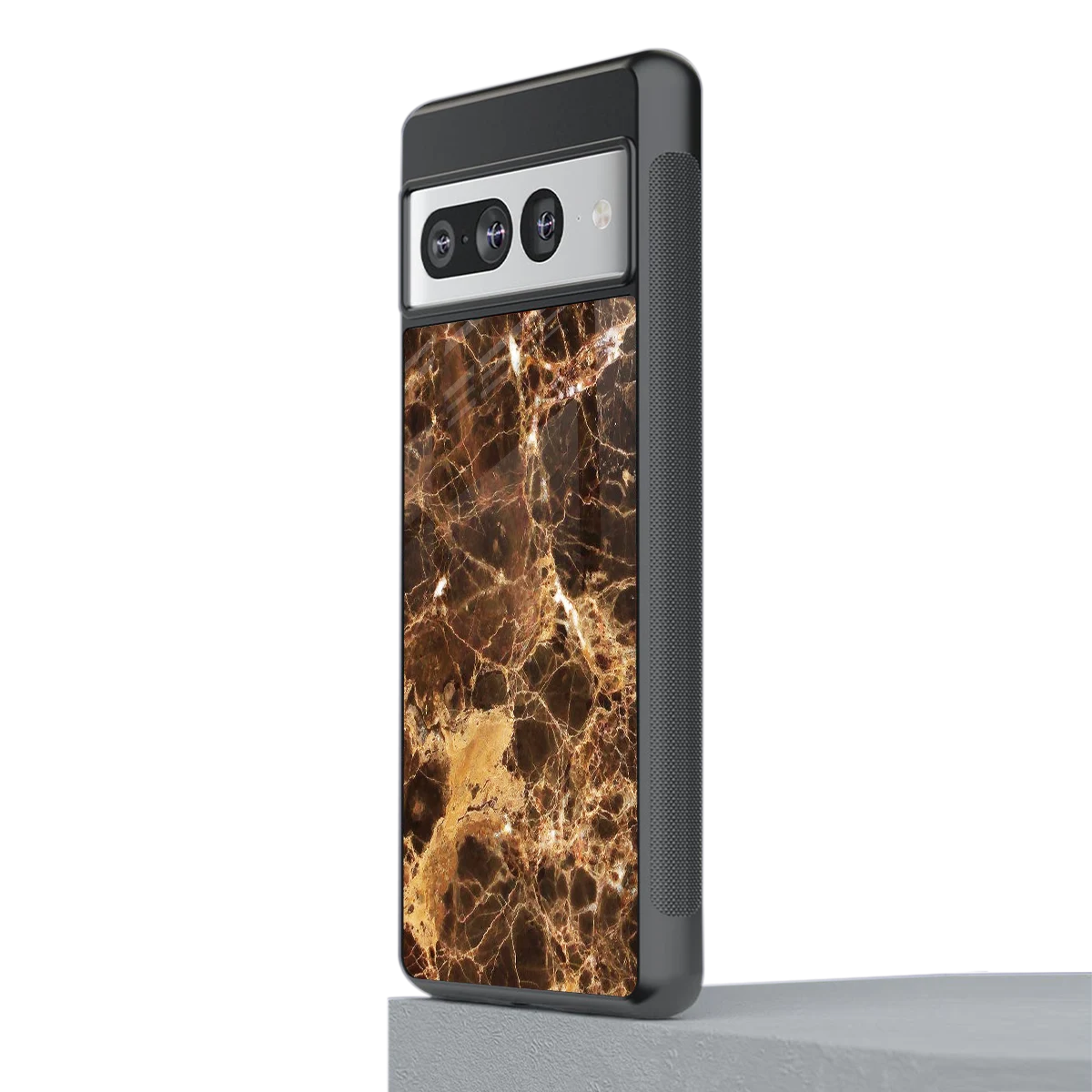 Golden Roots stylish phone case for google pixel 7 pro | glossy glass and slim fit