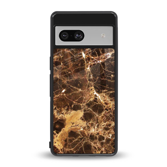Golden Roots back phone cover | glass case for google pixel 7a