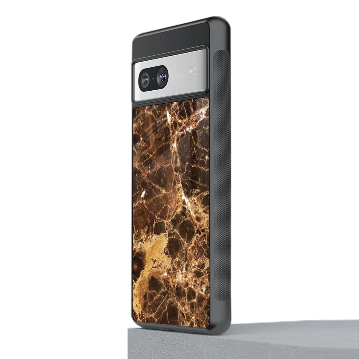 Golden Roots stylish phone case for google pixel 7 | glossy glass and slim fit