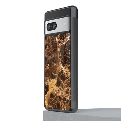 Golden Roots stylish phone case for google pixel 7 | glossy glass and slim fit