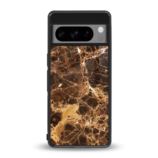 Golden Roots back phone cover | glass case for google pixel 8 pro