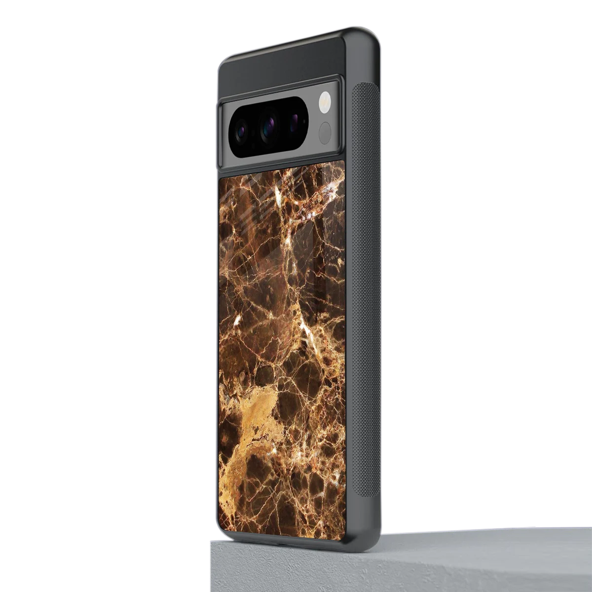 Golden Roots stylish phone case for google pixel 8 pro | glossy glass and slim fit