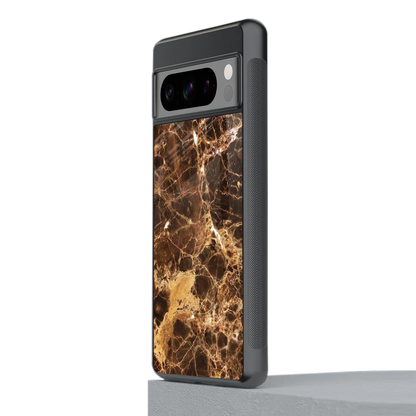 Golden Roots stylish phone case for google pixel 8 pro | glossy glass and slim fit