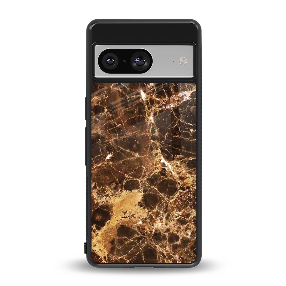 Golden Roots back phone cover | glass case for google pixel 8