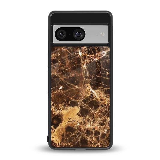 Golden Roots back phone cover | glass case for google pixel 8