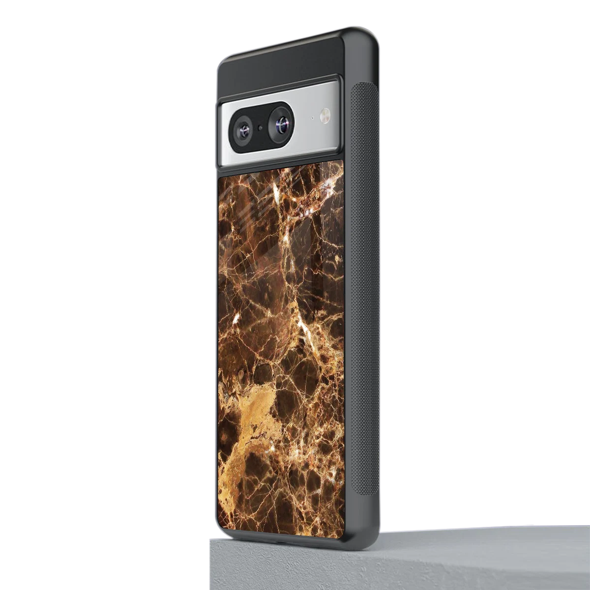 Golden Roots stylish phone case for google pixel 8 | glossy glass and slim fit